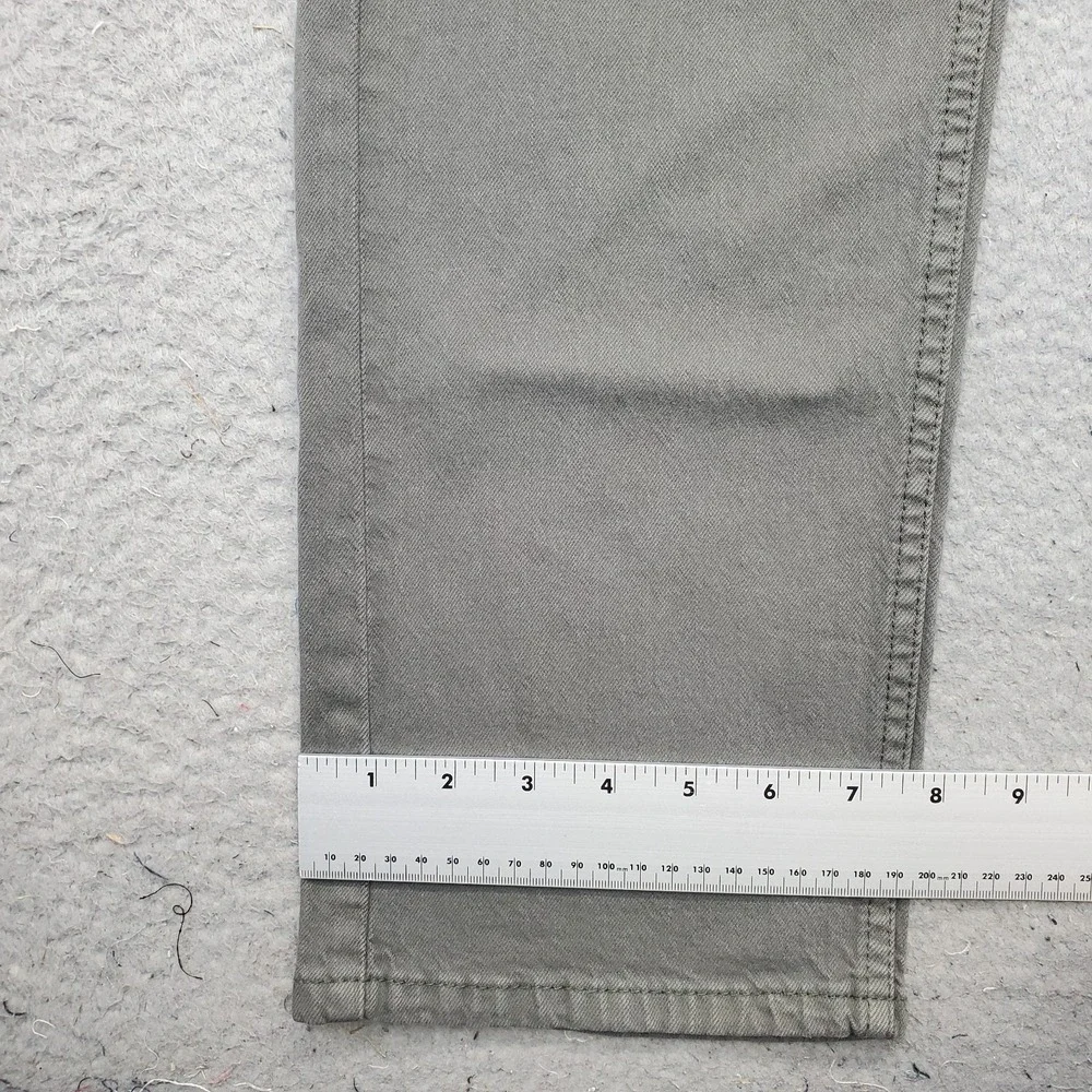 Levi's Jeans Mens 31x32 Gray Stretch Regular Fit Red Tab 5-Pocket Straight Leg